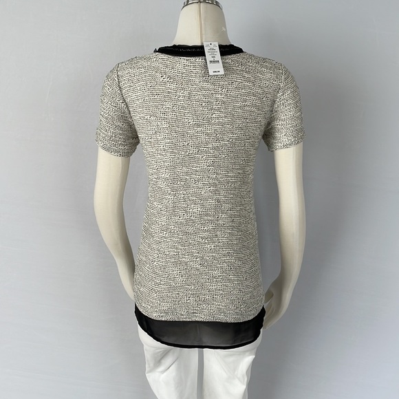 NWT WHBM Tweed Chain Boxy Top Size Small - Picture 16 of 16